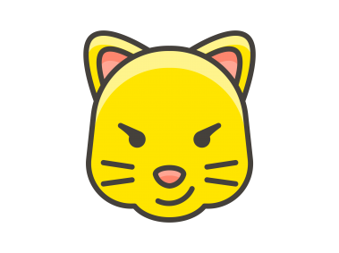 Cat Face with Wry Smile Emoji