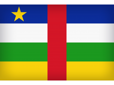 Central African Republic Large Flag