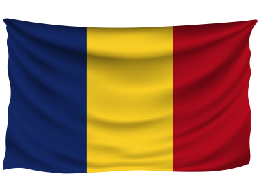 Chad Wrinkled Flag