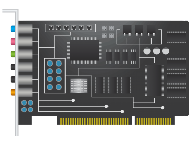Computer Soundcard PNG