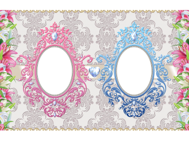 Double Decorative Transparent Frame