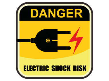 Electric Shock Risk Sign