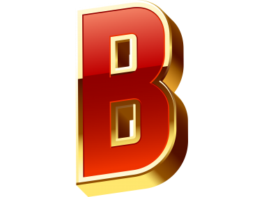 Golden B Letter