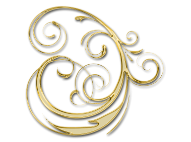 Golden Floral Decor