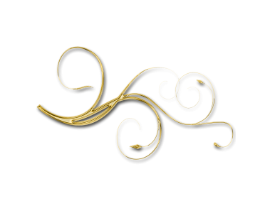 Golden Floral Decor
