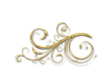 Golden Floral Decor