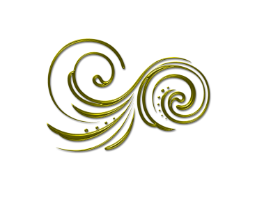 Golden Floral Decor