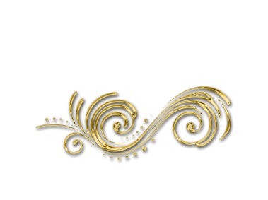 Golden Floral Decor