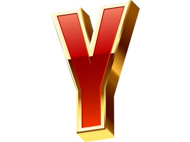 Golden Y Letter