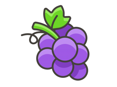 Grapes Emoji Icon