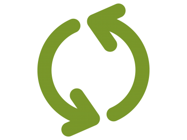 Green Recycle Arrow