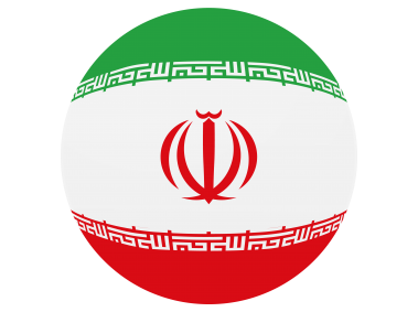 Iran Round Flag