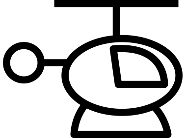 Helicopter Line Icon