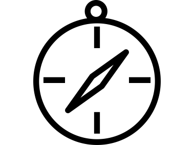 Compass Line Icon