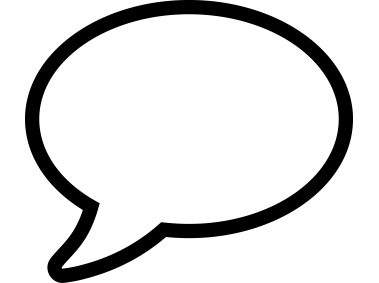 Speech Bubble Line Icon