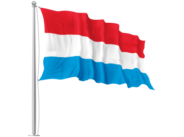 Luxembourg Waving Flag