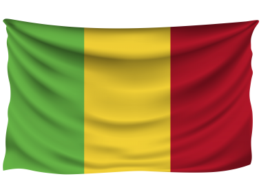 Mali Wrinkled Flag
