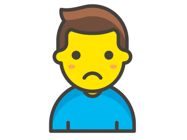 Man Frowning Emoji