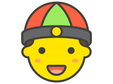 Man with Chinese Cap Emoji