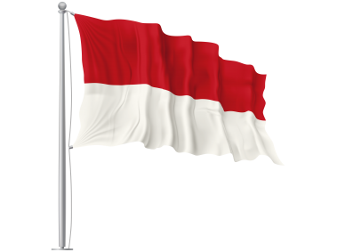 Monaco Waving Flag