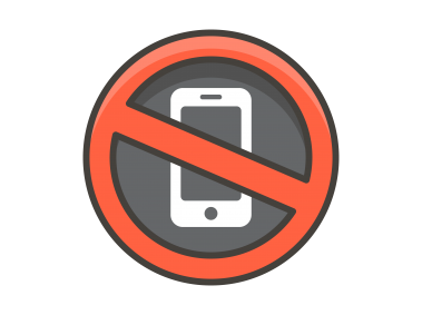 No Mobile Phones Emoji