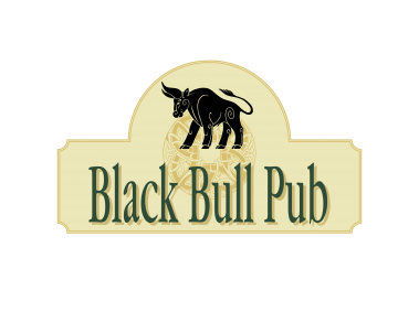 Black Bull Pub Logo