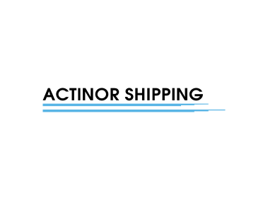 Actinor Shipping   Logo
