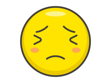 Persevering Face Emoji