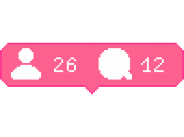 Pixel Art Social Media