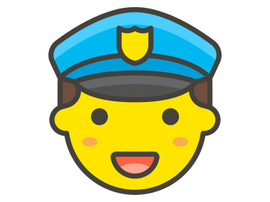 Police Man Officer Emoji