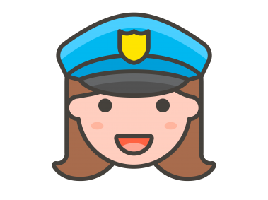Police Woman Officer Emoji