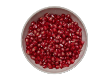 Pomegranate Seeds in Bowl
