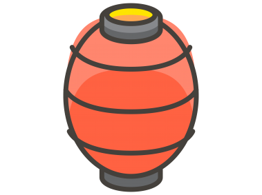 Red Paper Lantern Emoji