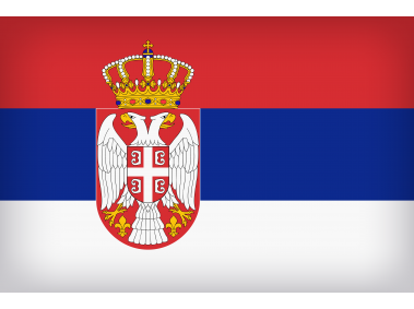 Serbia Large Flag
