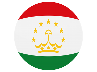 Tajikistan Round Flag