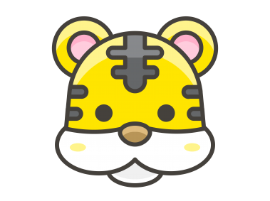 Tiger Face Emoji Icon