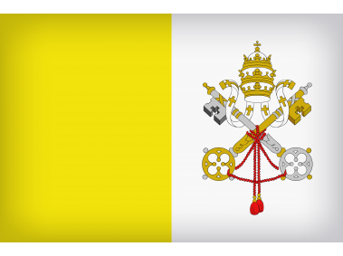 Vatican City Large Flag