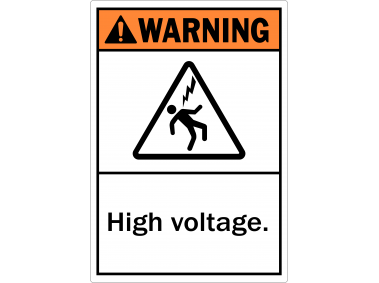 High Voltage Warning Signs
