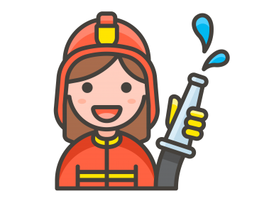 Woman Firefighter Emoji