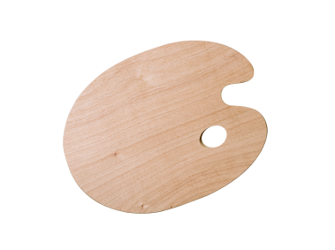 Wooden Painter's Palette