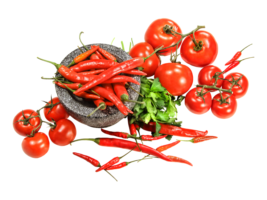 Tomatoes and Peppers