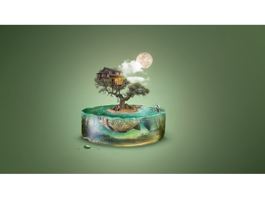 Tree House and Fish