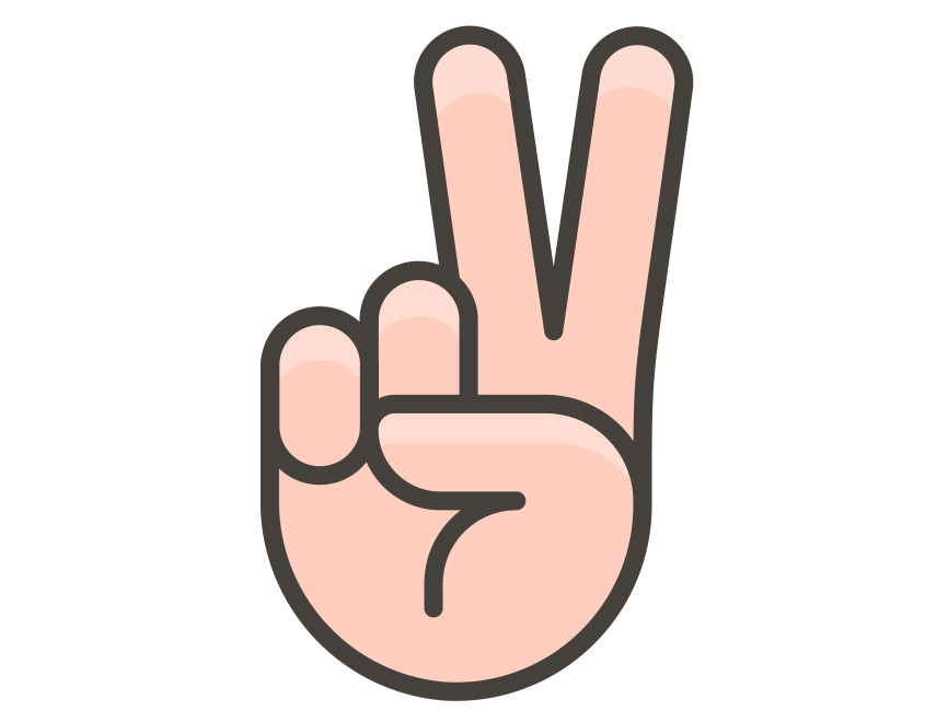 Victory Hand Emoji