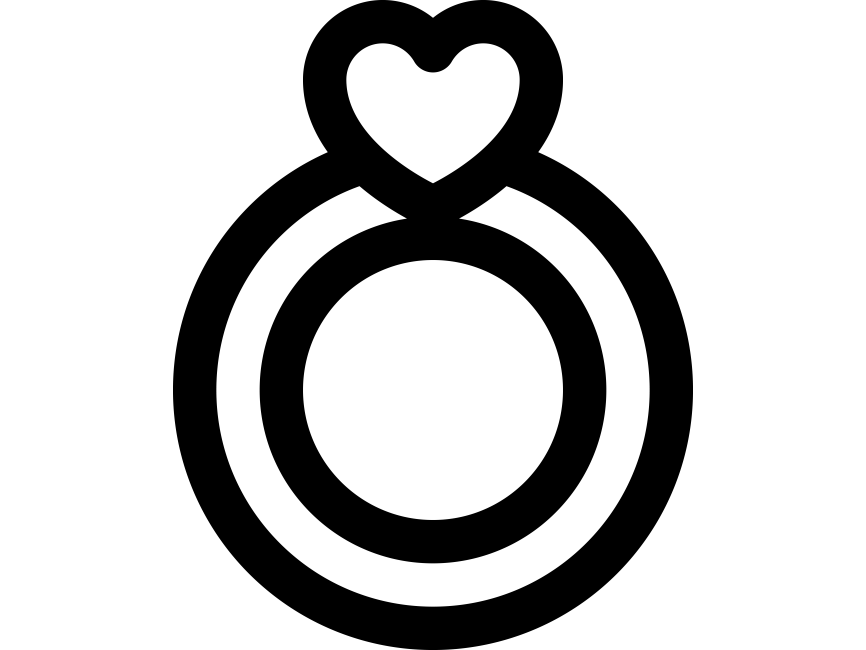 Wedding Line Icon